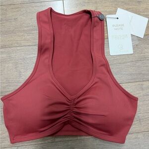 Bombshell Scrunch Tank Bra
M / Terracotta